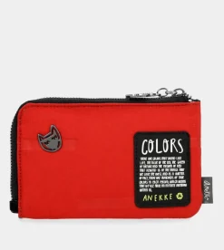 Anekke Nature Colors Red Coin Purse With Red Wallet Flash Sale