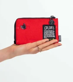 Anekke Nature Colors Red Coin Purse With Red Wallet Flash Sale