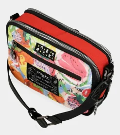 Anekke Nature Colors Red Rectangular Shoulder Bag Fashion