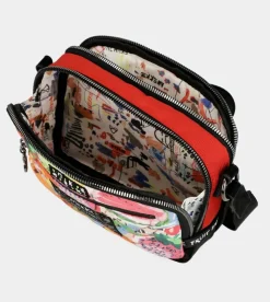Anekke Nature Colors Red Rectangular Shoulder Bag Fashion