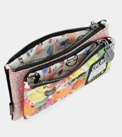 Anekke Nature Colors Red Wallet Purse Cheap