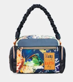 Anekke Nature Pachamama Blue Crossbody Bag Discount