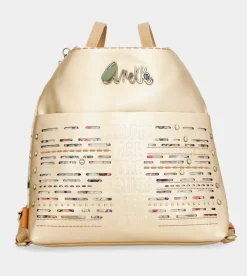Anekke Nature Pachamama Convertible Golden Bag Into A Rucksack Best