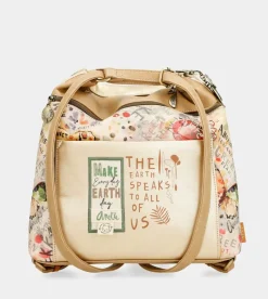 Anekke Nature Pachamama Convertible Golden Bag Into A Rucksack Best