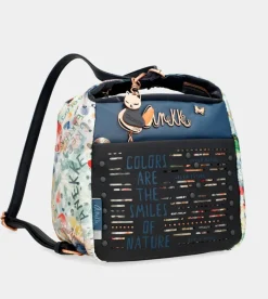 Anekke Nature Pachamama Convertible Crossbody Bag Into A Backpack New