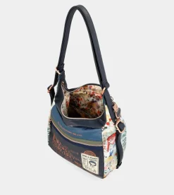 Anekke Nature Pachamama Convertible Crossbody Bag Into A Backpack New