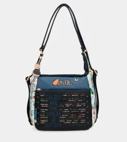 Anekke Nature Pachamama Convertible Crossbody Bag Into A Backpack New