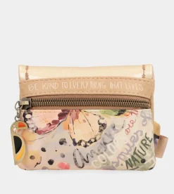 Anekke Nature Pachamama Gold Flap Wallet Hot