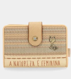 Anekke Nature Pachamama Gold Medium Rfid Wallet Best Sale