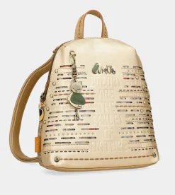 Anekke Nature Pachamama Golden Backpack Store