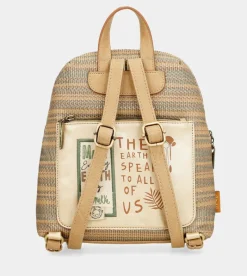 Anekke Nature Pachamama Golden Backpack Store