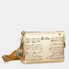 Anekke Nature Pachamama Golden Crossbody Bag With Two Compartments Outlet