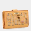 Anekke Nature Pachamama Medium Rfid Wallet Ochre Ocher Store