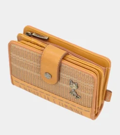 Anekke Nature Pachamama Medium Rfid Wallet Ochre Ocher Store