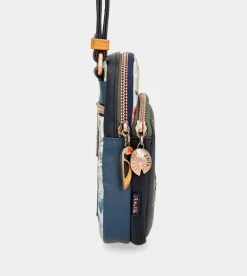 Anekke Nature Pachamama Navy Blue Mini Crossbody Bag Discount