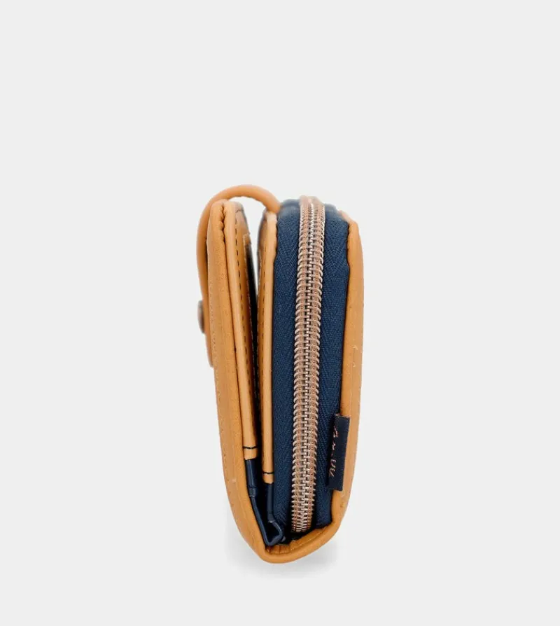 Anekke Nature Pachamama Navy Blue Large Rfid Wallet Hot