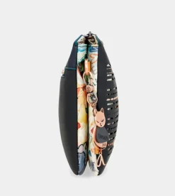 Anekke Nature Pachamama Navy Blue Crossbody Bag With 2 Compartments Best Sale