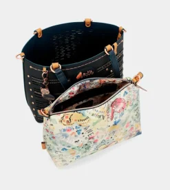 Anekke Nature Pachamama Navy Blue Large Tote Bag Online