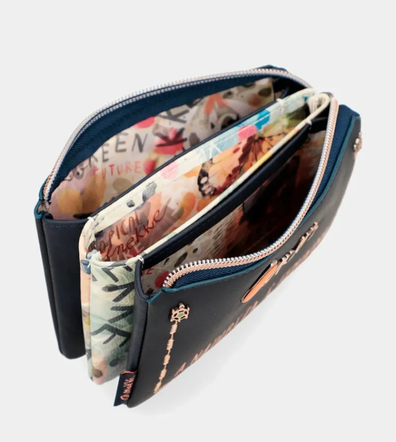 Anekke Nature Pachamama Navy Blue Coin Purse Best