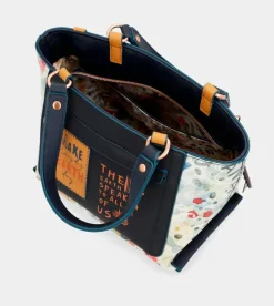 Anekke Nature Pachamama Navy Blue Tote Bag Cheap