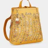 Anekke Nature Pachamama Ochre Backpack With 3 Compartments Hot