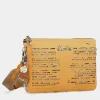 Anekke Nature Pachamama Ochre Crossbody Bag With Two Compartments Online
