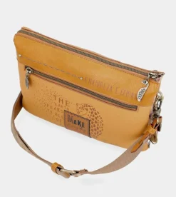 Anekke Nature Pachamama Ochre Crossbody Bag With Two Compartments Online