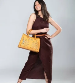Anekke Nature Pachamama Ochre Doctor Purse Sale