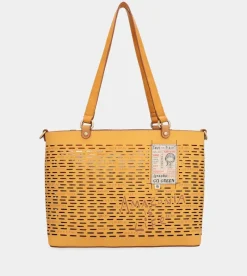 Anekke Nature Pachamama Ochre Large Tote Bag Sale