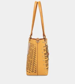 Anekke Nature Pachamama Ochre Large Tote Bag Sale