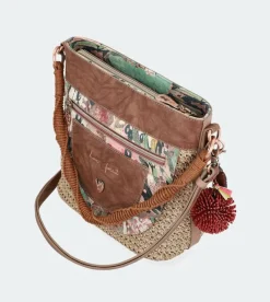 Anekke Nature Raffia Shoulder Bag Best