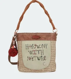 Anekke Nature Raffia Shoulder Bag Best