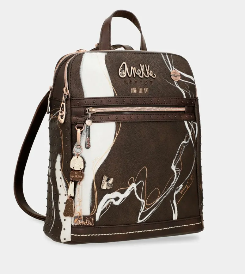 Anekke Nature Shodo 2 Compartment Backpack Brown Sale