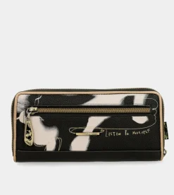 Anekke Nature Shodo Large Black Rfid Wallet Clearance