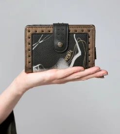 Anekke Nature Shodo Black Flexible Rfid Wallet Online