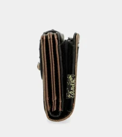 Anekke Nature Shodo Black Flexible Rfid Wallet Online