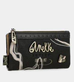Anekke Nature Shodo Black Rfid Flexi Wallet Black Sale