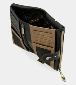 Anekke Nature Shodo Black Rfid Flexi Wallet Black Sale