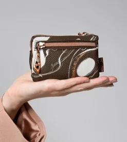 Anekke Nature Shodo Brown 3 Compartment Purse Flash Sale