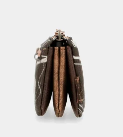Anekke Nature Shodo Brown 3 Compartment Purse Flash Sale