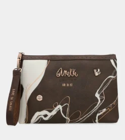 Anekke Nature Shodo Brown Clutch Bag Clearance