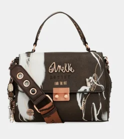 Anekke Nature Shodo Brown Flap Bag Shop