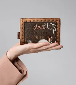 Anekke Nature Shodo Brown Flexible Rfid Wallet Outlet