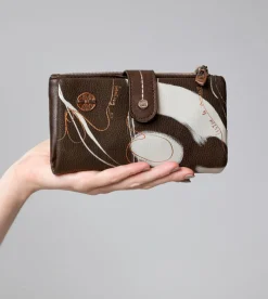 Anekke Nature Shodo Brown Rfid Flexi Wallet Brown Discount