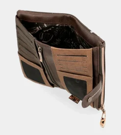 Anekke Nature Shodo Brown Rfid Flexi Wallet Brown Discount
