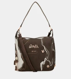 Anekke Nature Shodo Brown Shoulder Bag Cheap