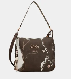 Anekke Nature Shodo Brown Shoulder Bag Cheap