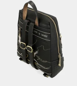 Anekke Nature Shodo Large Black Backpack Fashion