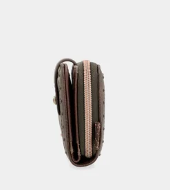 Anekke Nature Shodo Large Brown Rfid Wallet Nature Shodo Flash Sale