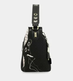 Anekke Nature Shodo Medium Black Handbag Flash Sale